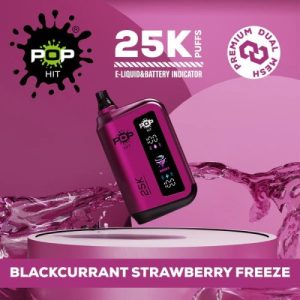 POP HIT 25K BLACKCURRANT STRAWBERRY FREEZE