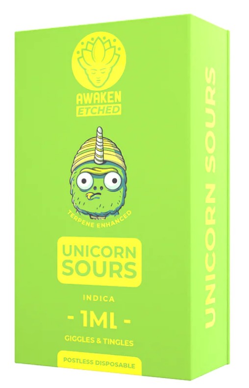 AWAKEN ETCHED 1ML UNICORN SOURS (INDICA)