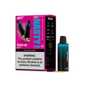 NASTY PODS 2X5000 PEACH ICE (PACK-2)