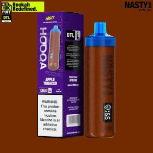 NASTY HOOQA DTL 10K TOBACCO APPLE
