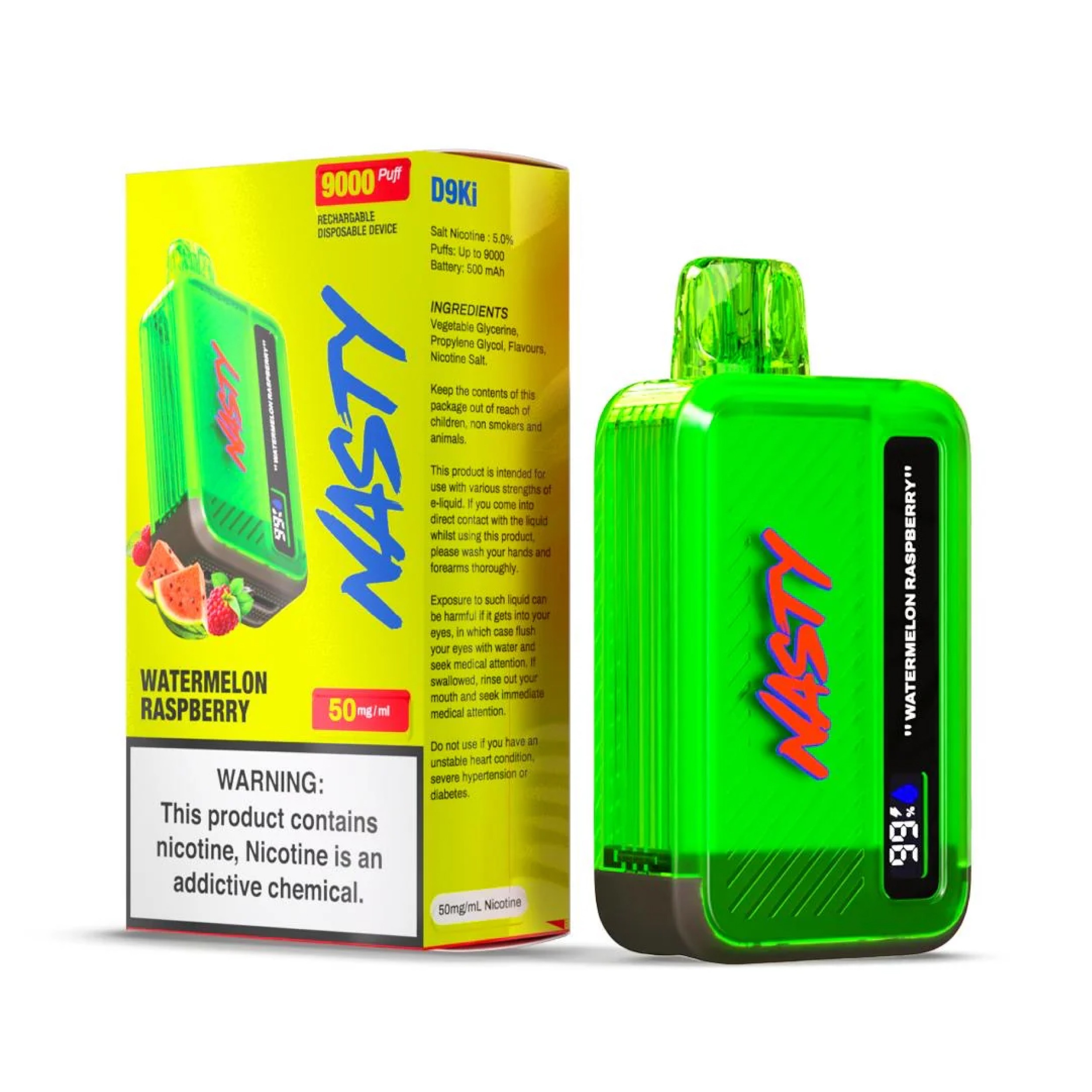NASTY 9000 WATERMELON RASPBERRY