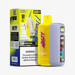 NASTY BOLT 50K VANILLA CUSTARD TOBECCO