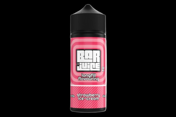 BAR JUICE 120ML LONG FILL (STRAWBERRY ICE-CREAM)