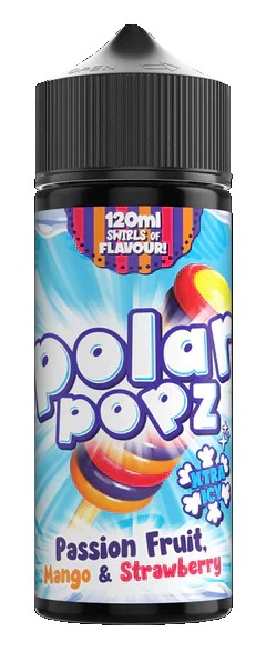 POLAR POPZ 120ML PASSION FRUIT MANGO SB LONG FILL