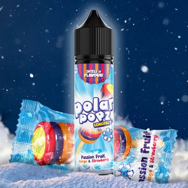 POLAR POPZ 60ML PASSION FRUIT MANGO SB LONG FILL