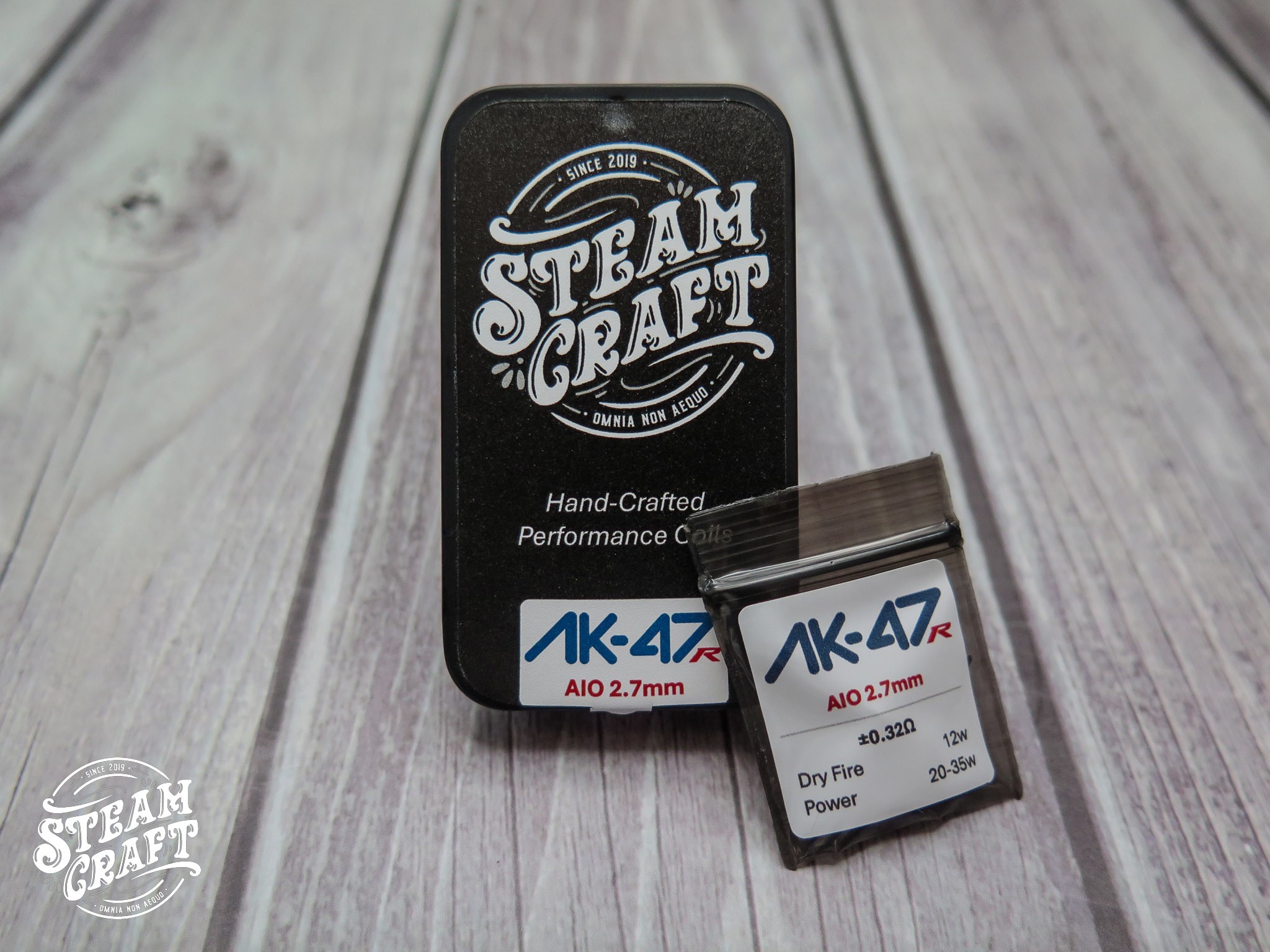 STEAMCRAFT HAND CRAFTED COILS AK47 AIO 2.7MM (2"s)