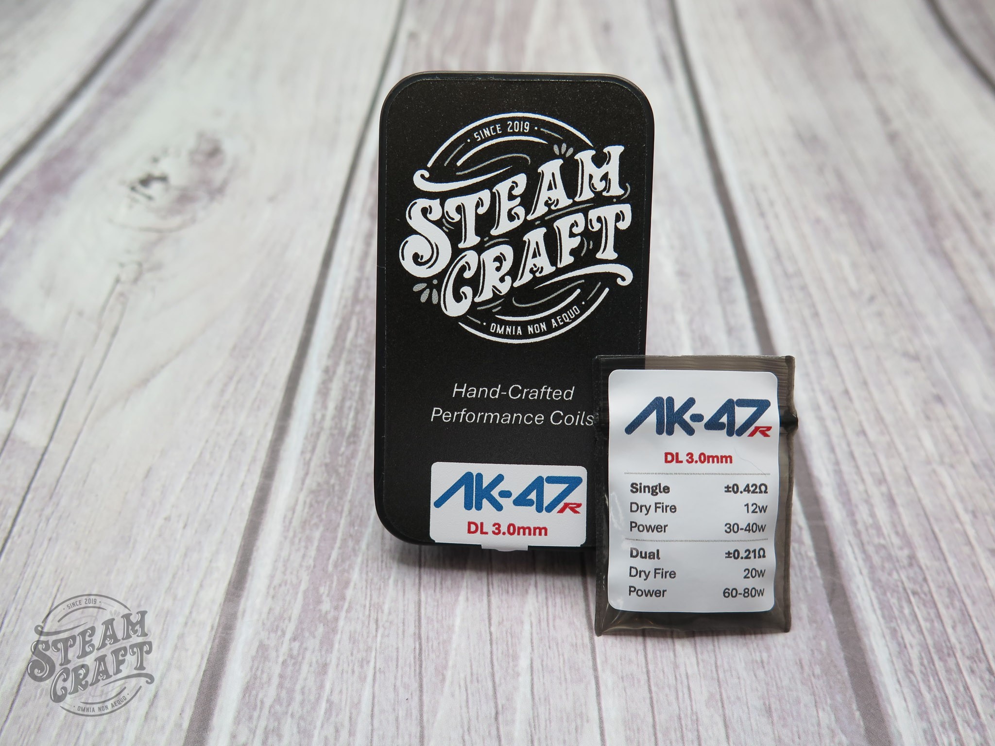 STEAMCRAFT HAND CRAFTED COILS AK47R DL 3.0MM (2"s)