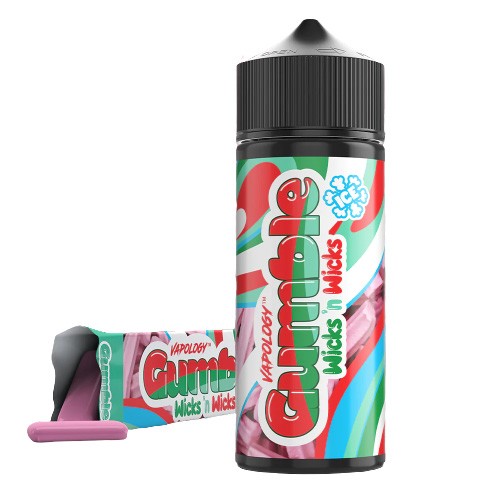 VAPOLOGY 120ML WICKS GUMBLE ICE LONG FILL