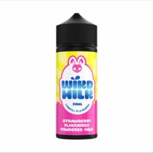 STEAM MASTERS - WIKD MILK 120ML LF STRAWBERRY MILK