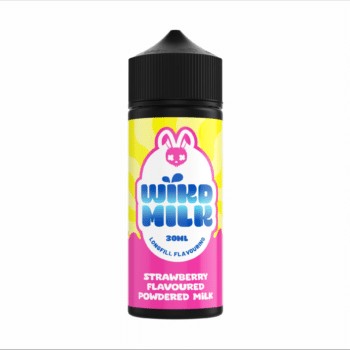 STEAM MASTERS - WIKD MILK 120ML LF STRAWBERRY MILK