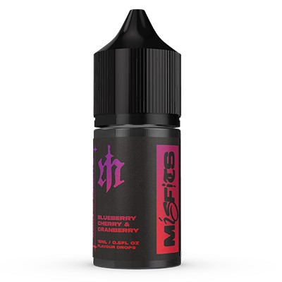 MISFITS SALT/MTL LONGFILL 30ML BLUEBRY CHERY CRBRY