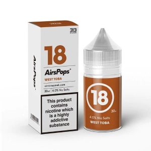 AIRSPOPS-18 WEST TOBACCO 30ML-4%