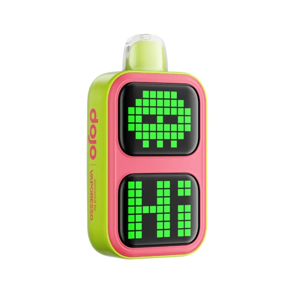 DOJO PIXEL 25K PUFF (SOUR-CRAN APPLE) PWRD BY VAPORESSO