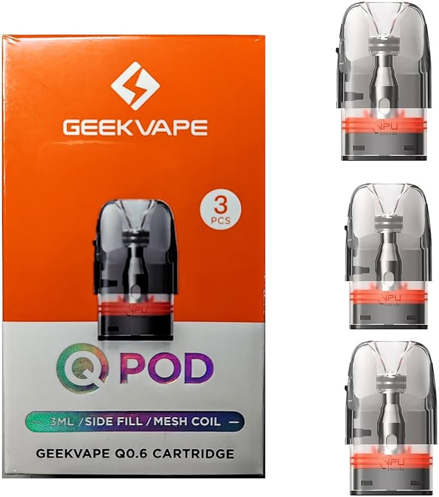 GEEKVAPE  Q CARTRIDGE 0.6OHM 3ML (PACK-1)