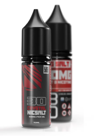 SALT NIC CRYSTAL SHOT 15ML 30MG (60) PURE+