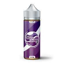 DISPO DROPS BLUE RAZZ 120ML LF 24/(2MG) COMBO