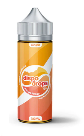 DISPO DROPS MANGO PEACH 120ML LF 24/(2MG) COMBO