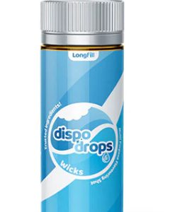 DISPO DROPS WICKS 120ML LF 24/(2MG) COMBO