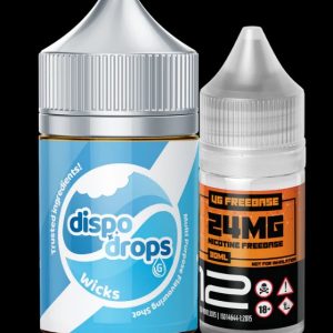 DISPO DROPS WICKS SALT (20mg) COMBO 60ML