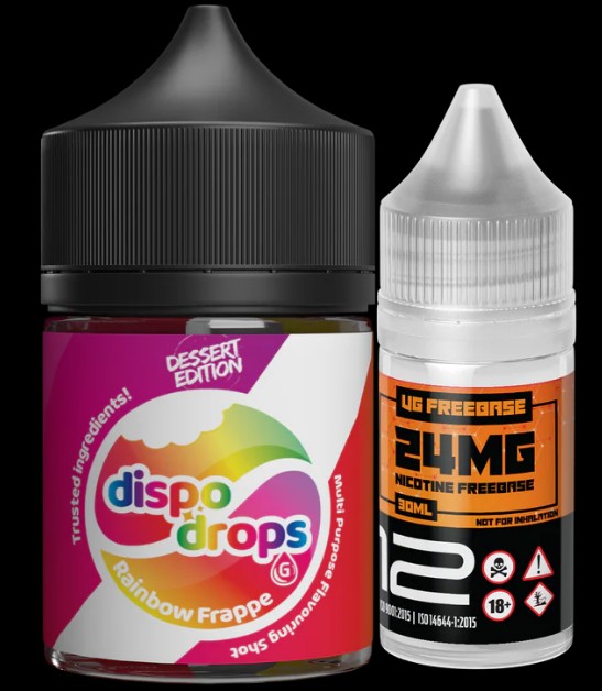 DISPO DROPS RAINBOW FRAPPE SALT (50mg) COMBO 60ML