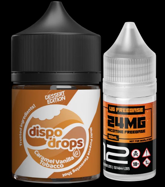 DISPO DROPS CARMEL VNLA TOB SALT (50mg) COMBO 60ML