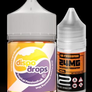 DISPO DROPS TROPICAL PASSIONFRUIT SALT (30mg) COMBO 60ML
