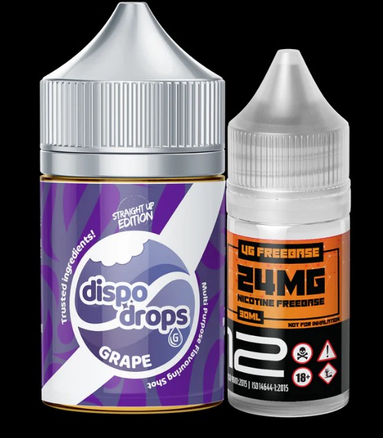 DISPO DROPS SU GRAPE SALT (50mg) COMBO 60ML
