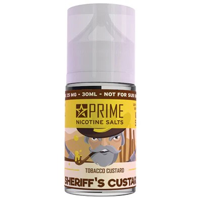 PRIME NIC SALT 30ML (25MG) SHERRIFS CUSTARD