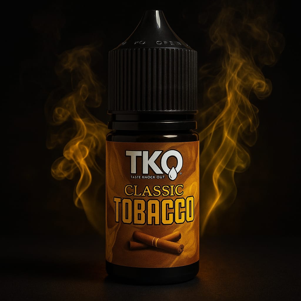 TKO SALT/MTL SHOT 30ML - LOCAL (CLASSIC TOBACCO)
